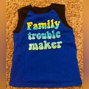 🔴 10/$10! Garanimals Family Trouble Maker Muscle Tank